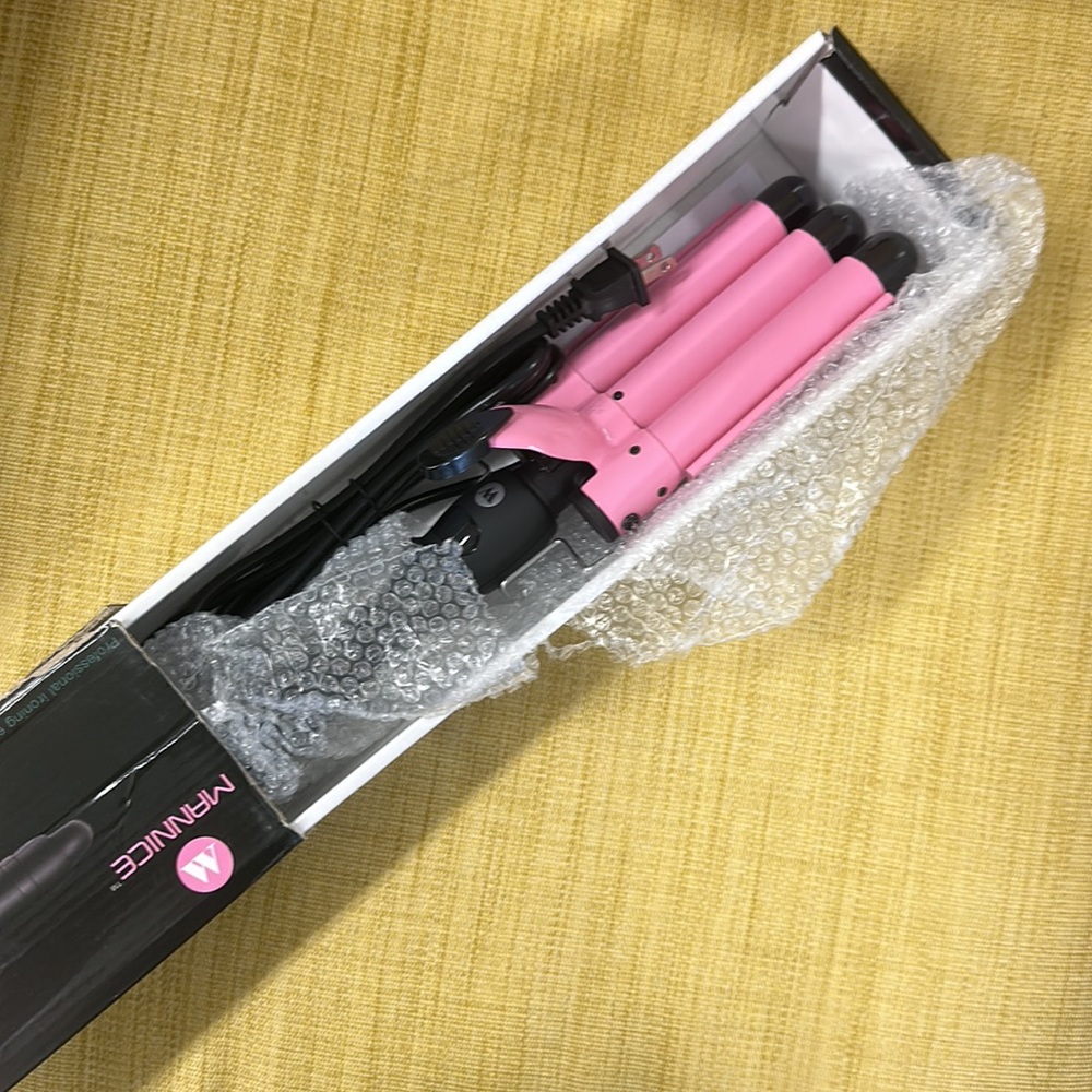 3 barrel curling iron